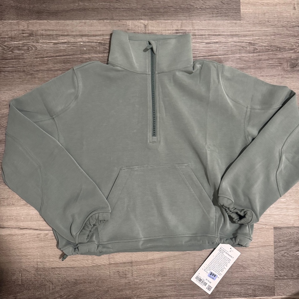 BNWT - Lululemon Brushed Softstreme Half Zip